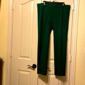 Beta brand new without tags pants in dark forest green xxl pull on waist